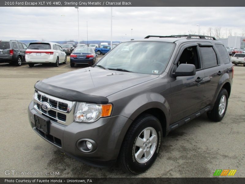 Sterling Grey Metallic / Charcoal Black 2010 Ford Escape XLT V6 4WD