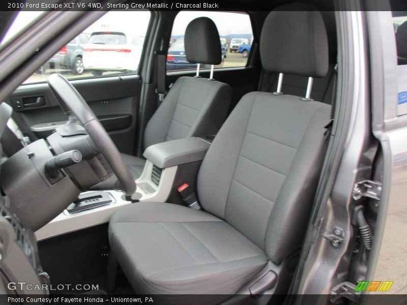 Sterling Grey Metallic / Charcoal Black 2010 Ford Escape XLT V6 4WD