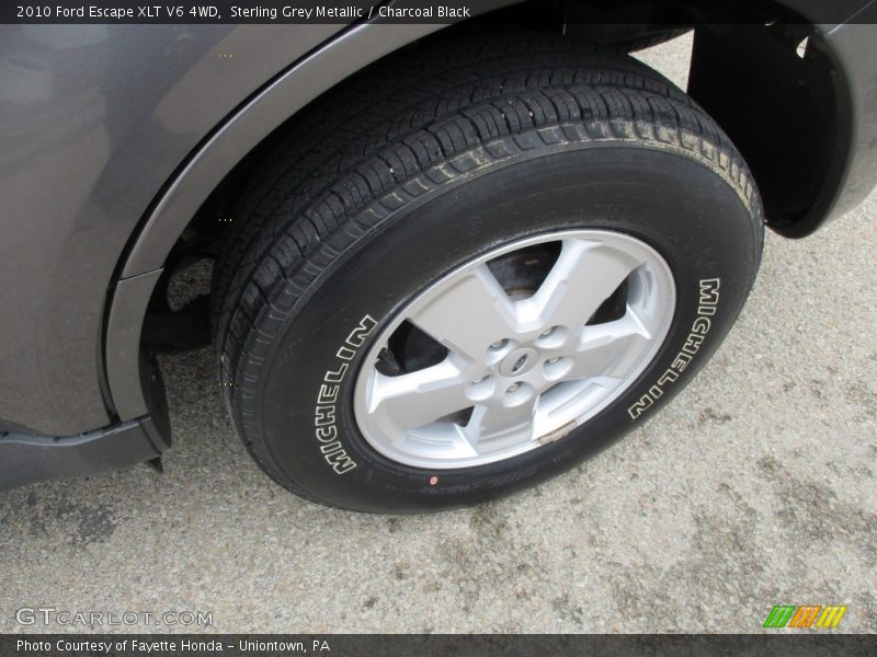 Sterling Grey Metallic / Charcoal Black 2010 Ford Escape XLT V6 4WD