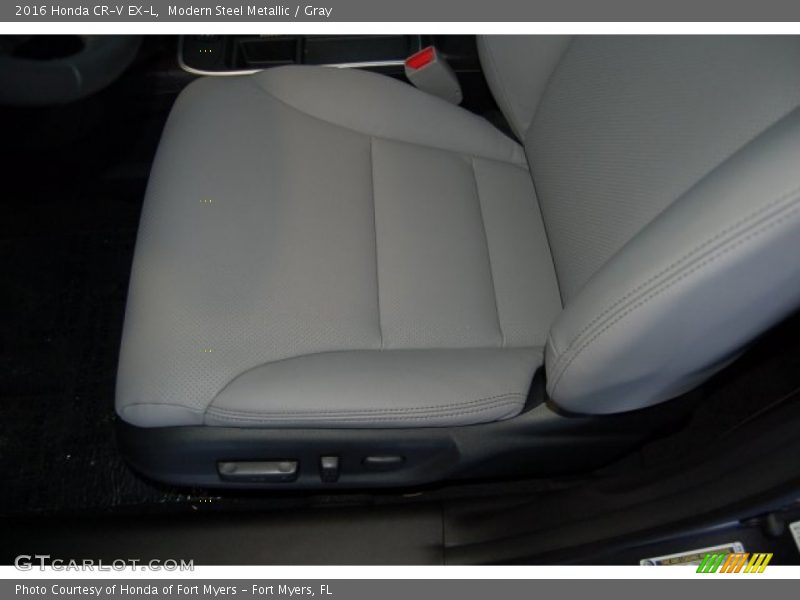 Modern Steel Metallic / Gray 2016 Honda CR-V EX-L