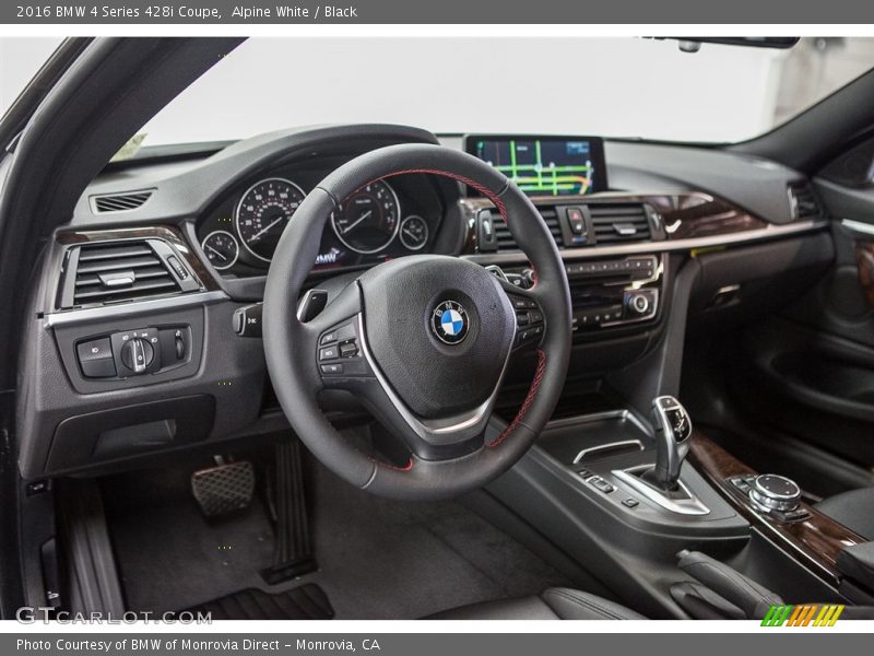 Alpine White / Black 2016 BMW 4 Series 428i Coupe