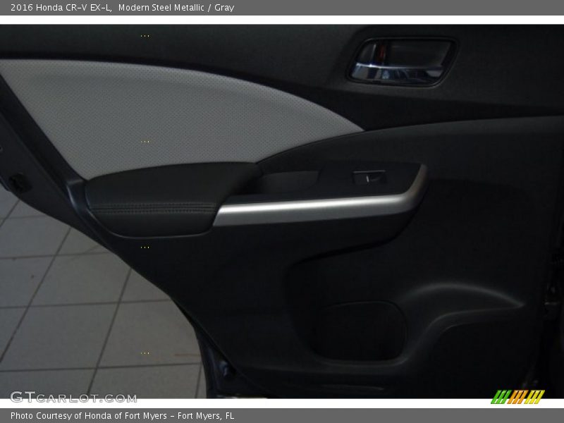 Modern Steel Metallic / Gray 2016 Honda CR-V EX-L