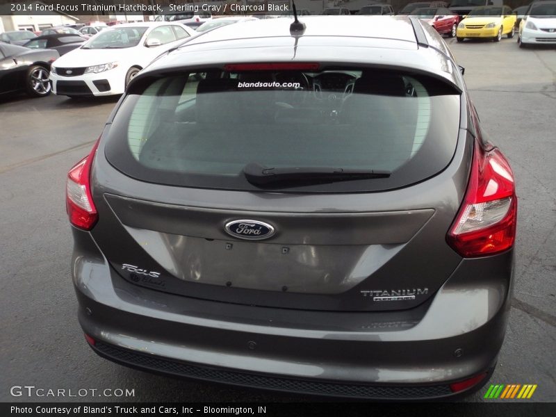 Sterling Gray / Charcoal Black 2014 Ford Focus Titanium Hatchback