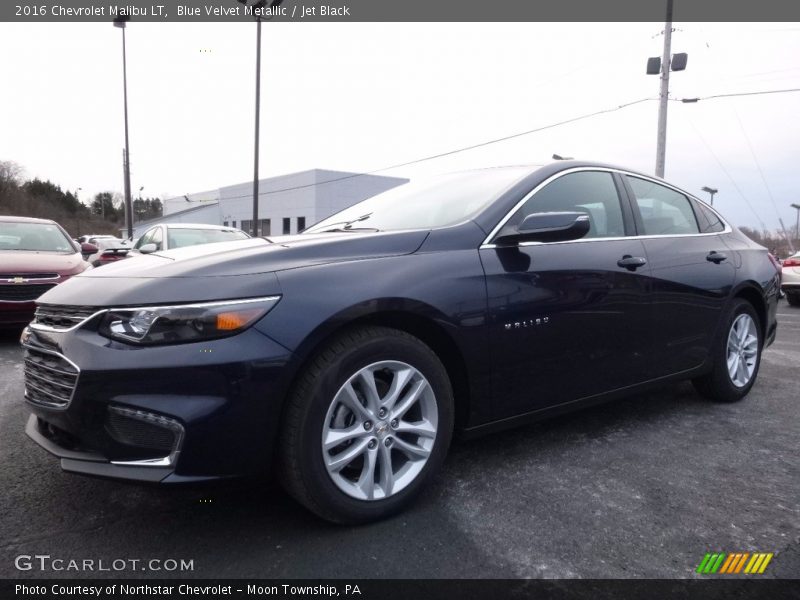 Blue Velvet Metallic / Jet Black 2016 Chevrolet Malibu LT