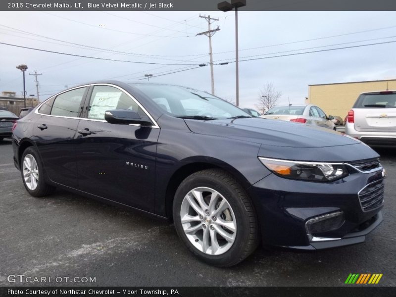 Blue Velvet Metallic / Jet Black 2016 Chevrolet Malibu LT
