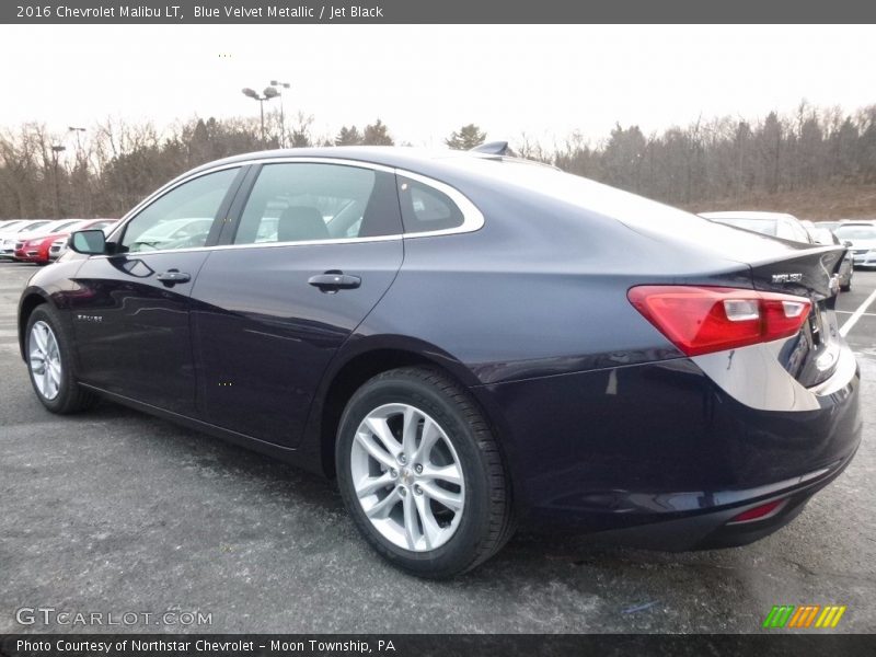 Blue Velvet Metallic / Jet Black 2016 Chevrolet Malibu LT