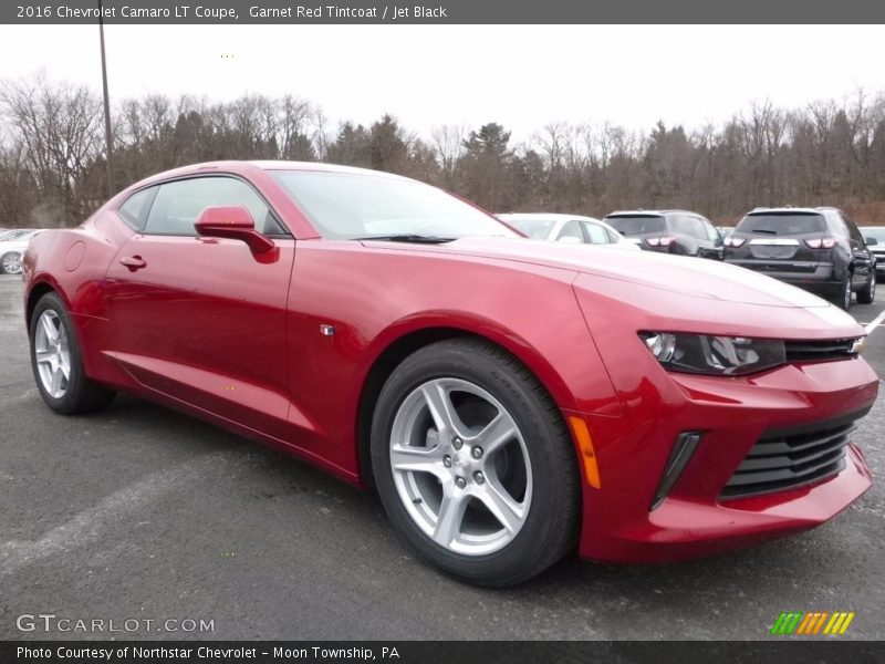 Garnet Red Tintcoat / Jet Black 2016 Chevrolet Camaro LT Coupe