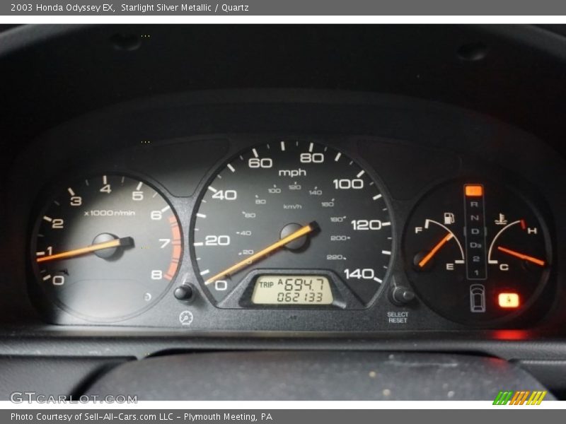 Starlight Silver Metallic / Quartz 2003 Honda Odyssey EX