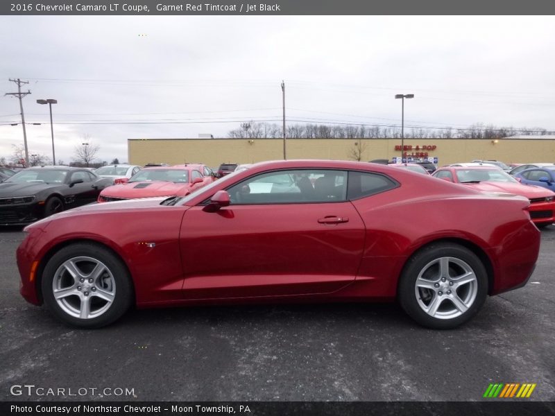 Garnet Red Tintcoat / Jet Black 2016 Chevrolet Camaro LT Coupe