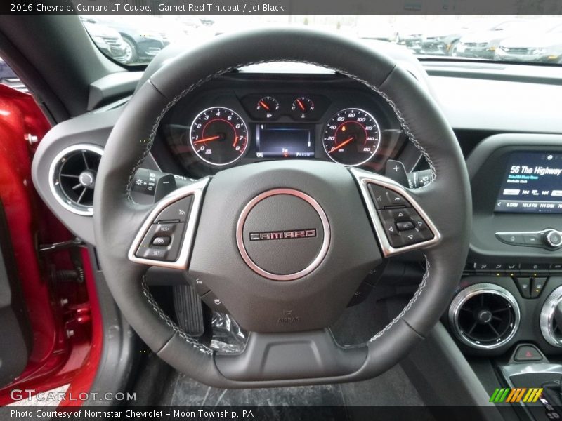 Garnet Red Tintcoat / Jet Black 2016 Chevrolet Camaro LT Coupe