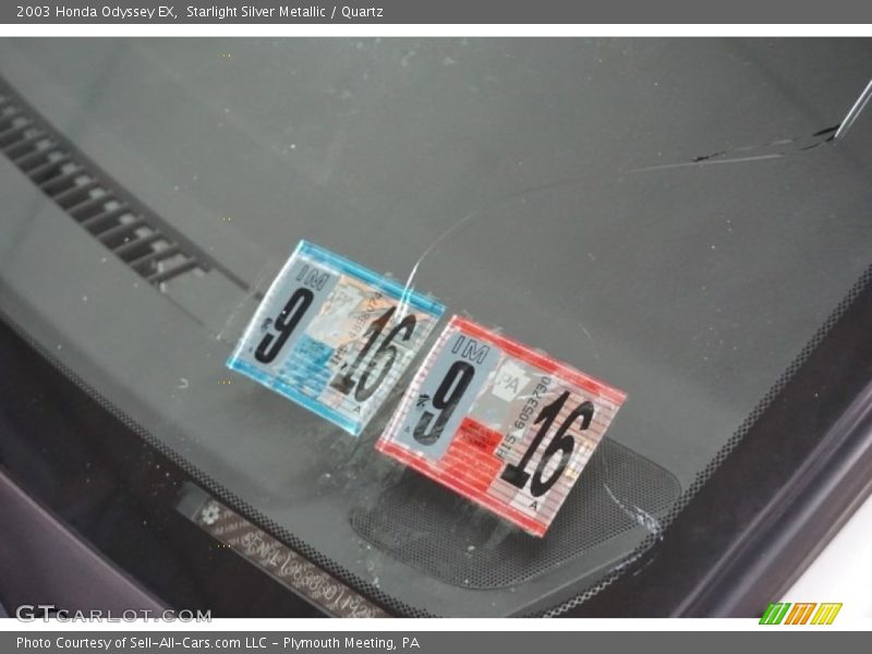 Starlight Silver Metallic / Quartz 2003 Honda Odyssey EX