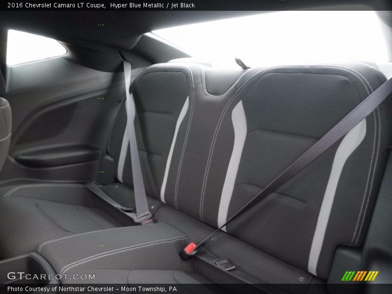 Hyper Blue Metallic / Jet Black 2016 Chevrolet Camaro LT Coupe