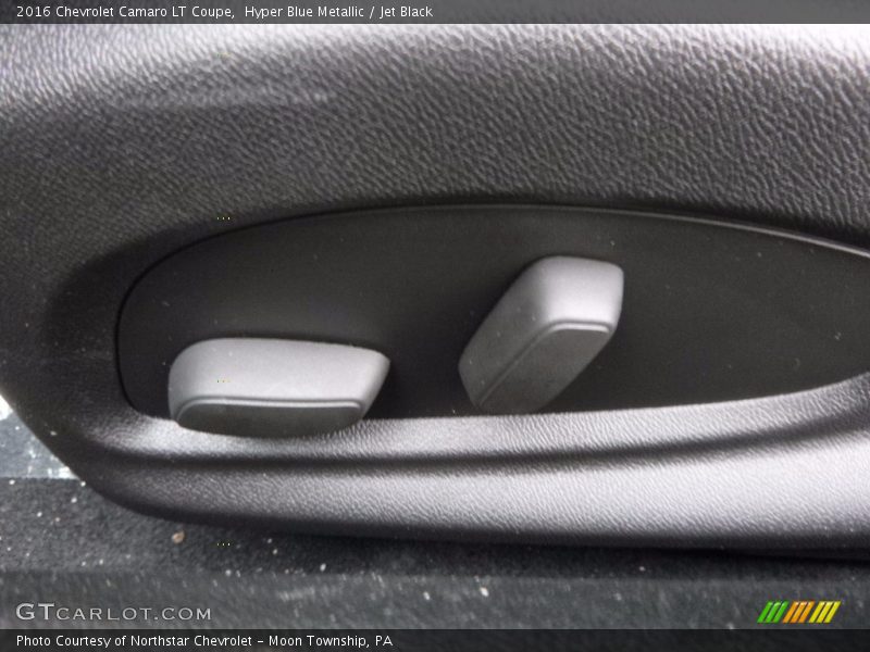 Hyper Blue Metallic / Jet Black 2016 Chevrolet Camaro LT Coupe