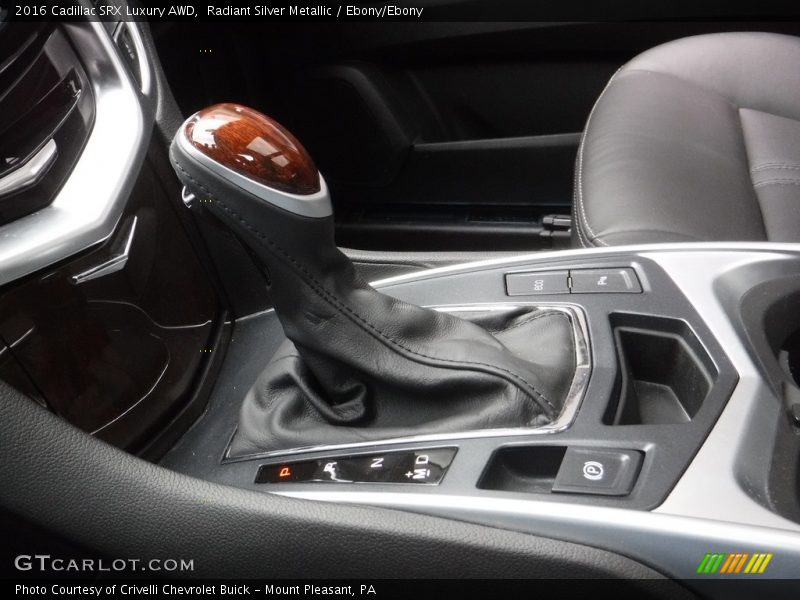 Radiant Silver Metallic / Ebony/Ebony 2016 Cadillac SRX Luxury AWD