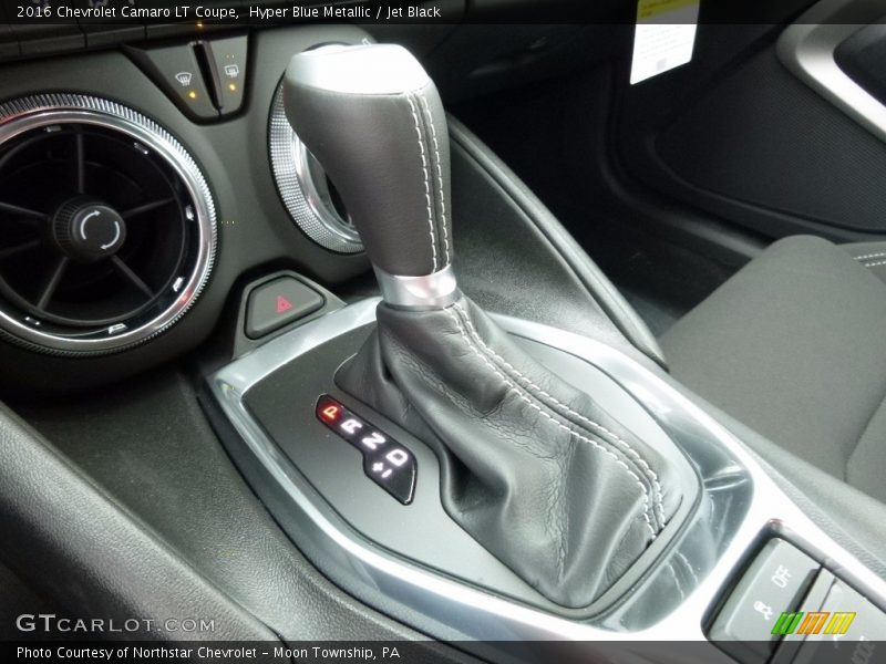 Hyper Blue Metallic / Jet Black 2016 Chevrolet Camaro LT Coupe