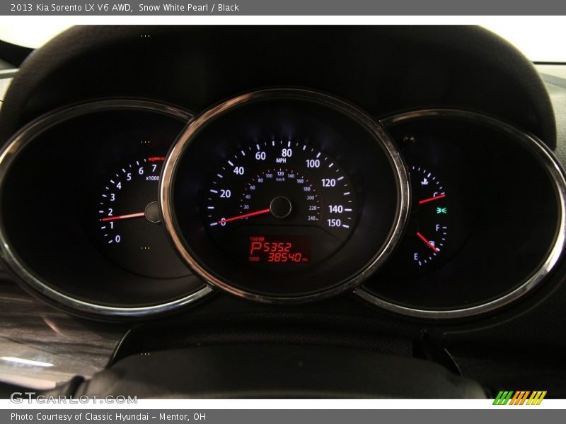 Snow White Pearl / Black 2013 Kia Sorento LX V6 AWD