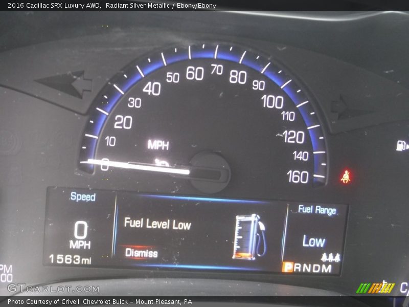 Radiant Silver Metallic / Ebony/Ebony 2016 Cadillac SRX Luxury AWD