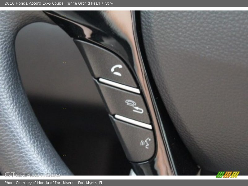 White Orchid Pearl / Ivory 2016 Honda Accord LX-S Coupe