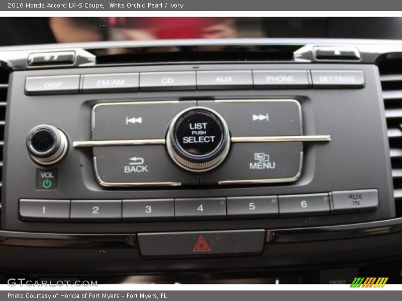 White Orchid Pearl / Ivory 2016 Honda Accord LX-S Coupe