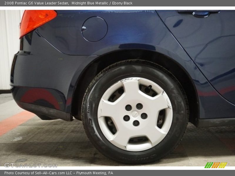 Midnight Blue Metallic / Ebony Black 2008 Pontiac G6 Value Leader Sedan