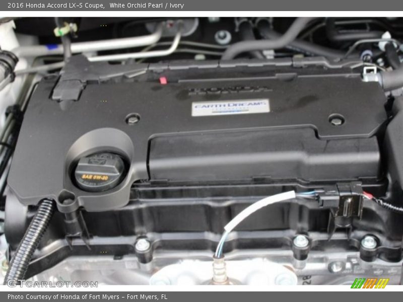 White Orchid Pearl / Ivory 2016 Honda Accord LX-S Coupe
