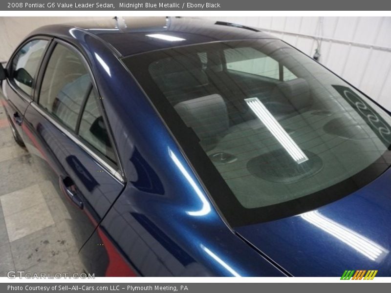Midnight Blue Metallic / Ebony Black 2008 Pontiac G6 Value Leader Sedan