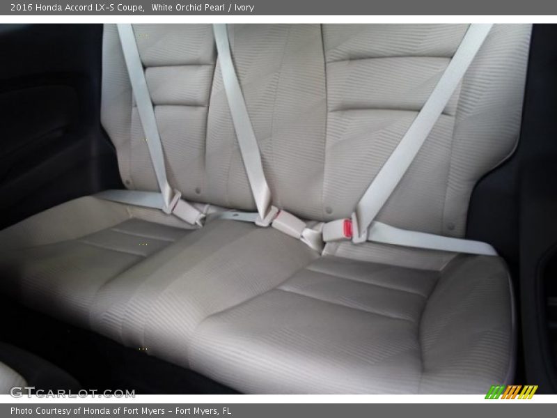 White Orchid Pearl / Ivory 2016 Honda Accord LX-S Coupe