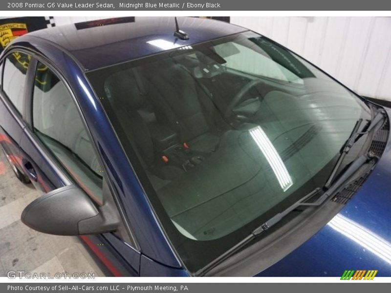 Midnight Blue Metallic / Ebony Black 2008 Pontiac G6 Value Leader Sedan