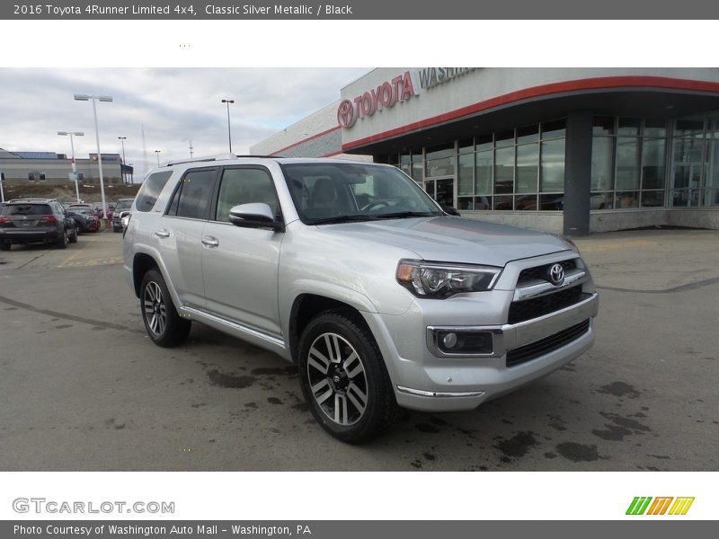 Classic Silver Metallic / Black 2016 Toyota 4Runner Limited 4x4