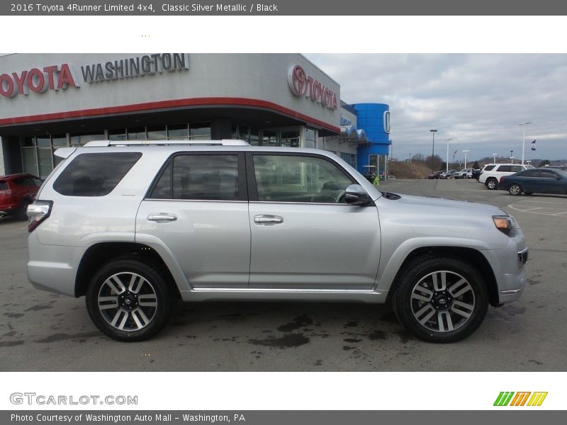 Classic Silver Metallic / Black 2016 Toyota 4Runner Limited 4x4