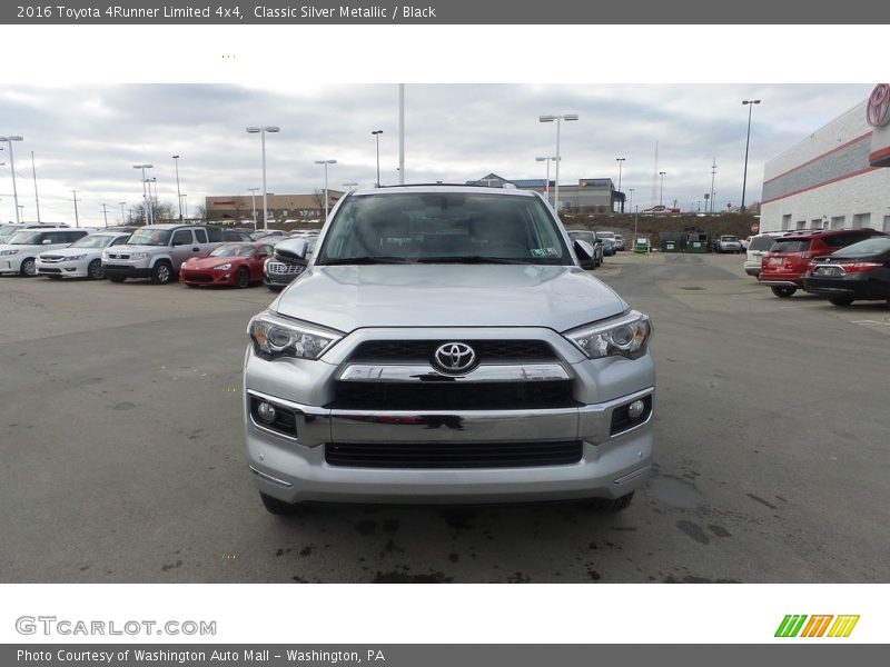 Classic Silver Metallic / Black 2016 Toyota 4Runner Limited 4x4