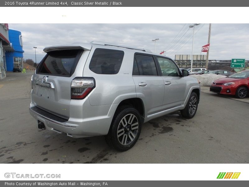 Classic Silver Metallic / Black 2016 Toyota 4Runner Limited 4x4