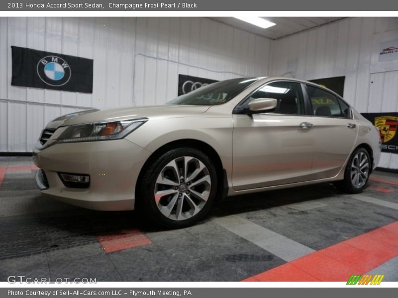 Champagne Frost Pearl / Black 2013 Honda Accord Sport Sedan