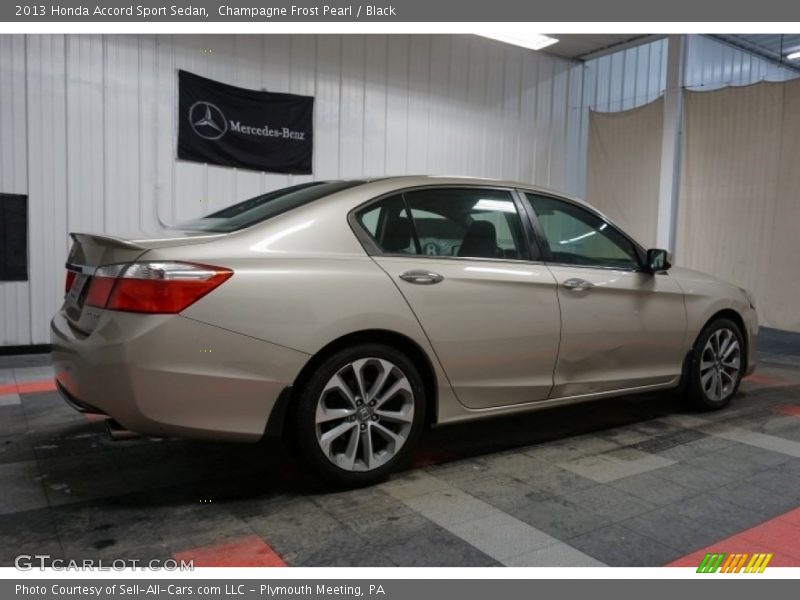 Champagne Frost Pearl / Black 2013 Honda Accord Sport Sedan