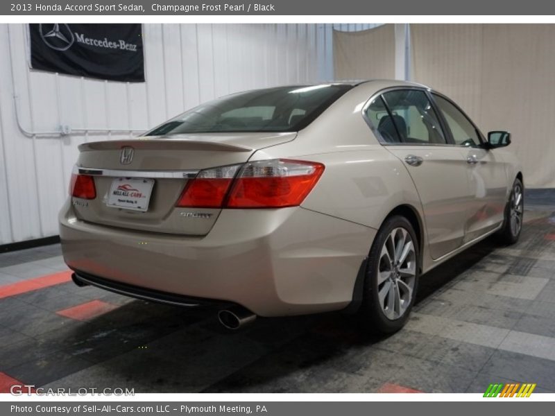 Champagne Frost Pearl / Black 2013 Honda Accord Sport Sedan