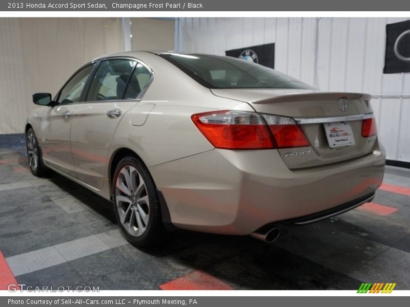 Champagne Frost Pearl / Black 2013 Honda Accord Sport Sedan