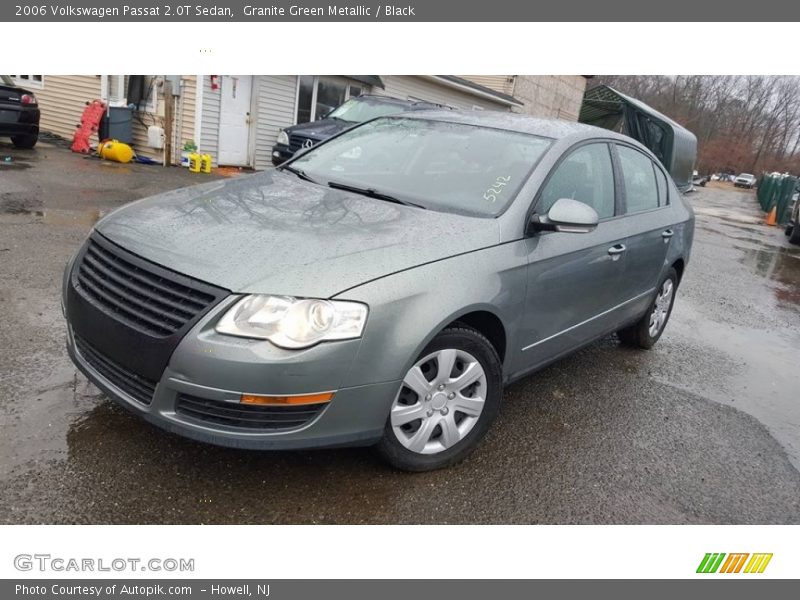 Granite Green Metallic / Black 2006 Volkswagen Passat 2.0T Sedan