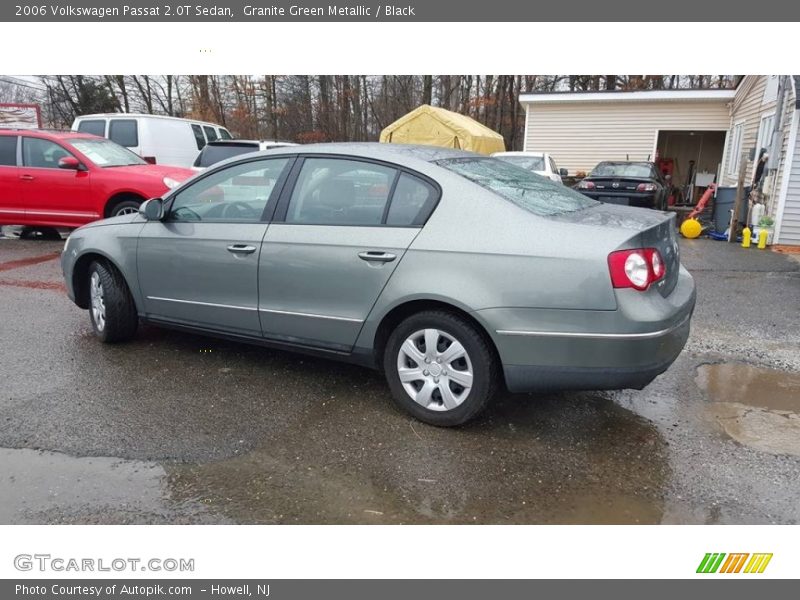 Granite Green Metallic / Black 2006 Volkswagen Passat 2.0T Sedan