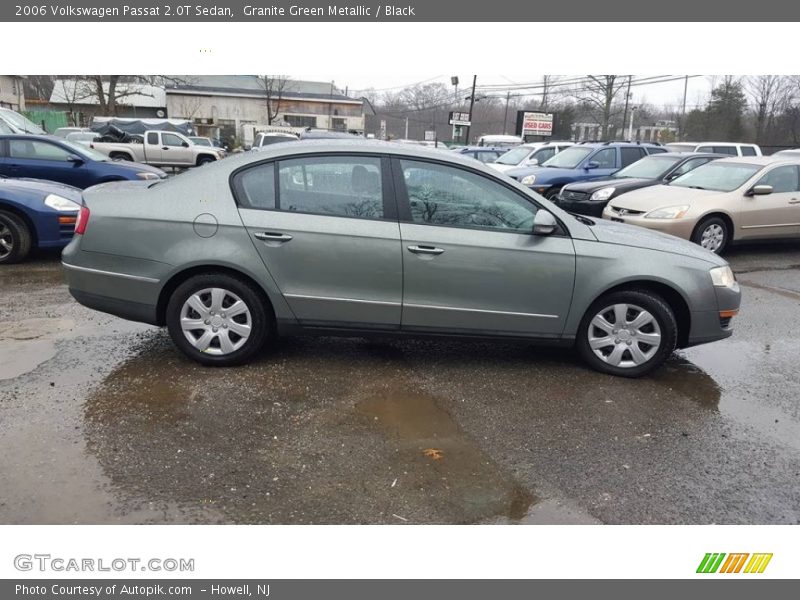 Granite Green Metallic / Black 2006 Volkswagen Passat 2.0T Sedan