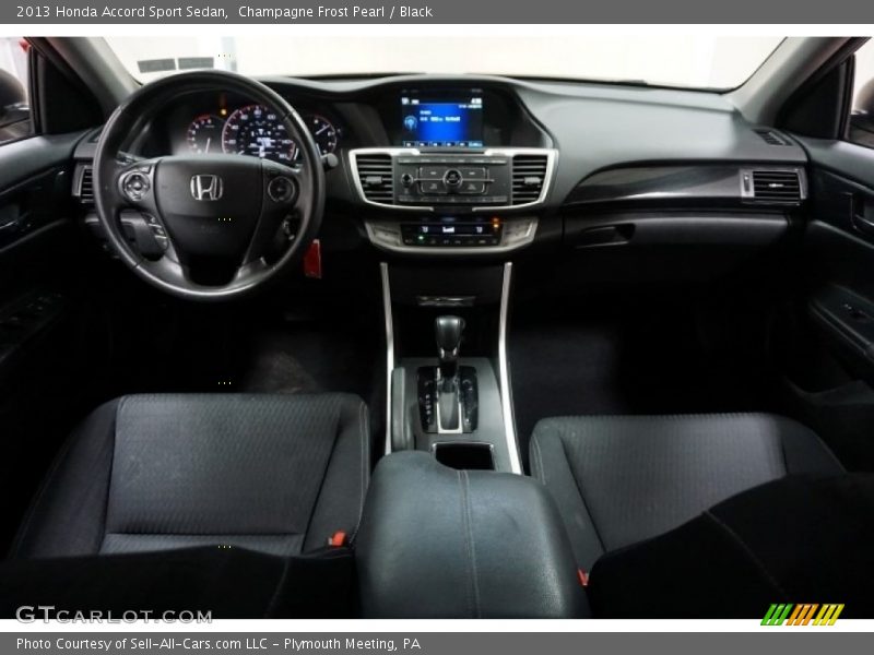 Champagne Frost Pearl / Black 2013 Honda Accord Sport Sedan