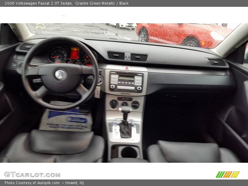 Granite Green Metallic / Black 2006 Volkswagen Passat 2.0T Sedan