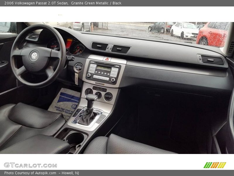 Granite Green Metallic / Black 2006 Volkswagen Passat 2.0T Sedan