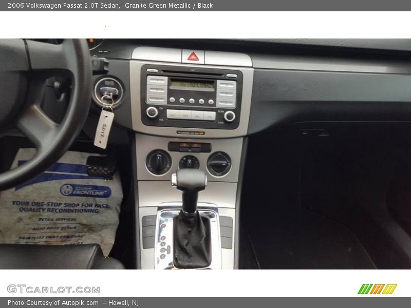 Granite Green Metallic / Black 2006 Volkswagen Passat 2.0T Sedan