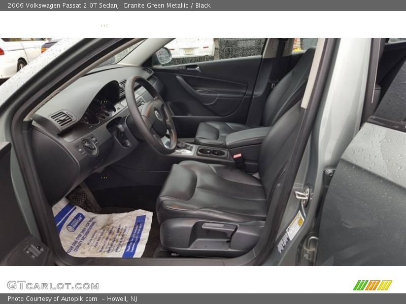 Granite Green Metallic / Black 2006 Volkswagen Passat 2.0T Sedan