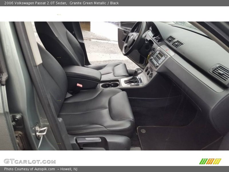 Granite Green Metallic / Black 2006 Volkswagen Passat 2.0T Sedan