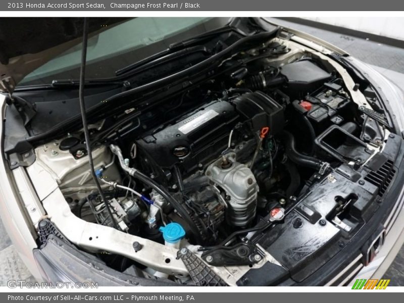 Champagne Frost Pearl / Black 2013 Honda Accord Sport Sedan
