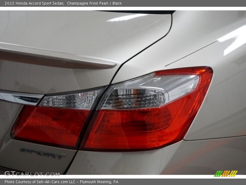 Champagne Frost Pearl / Black 2013 Honda Accord Sport Sedan