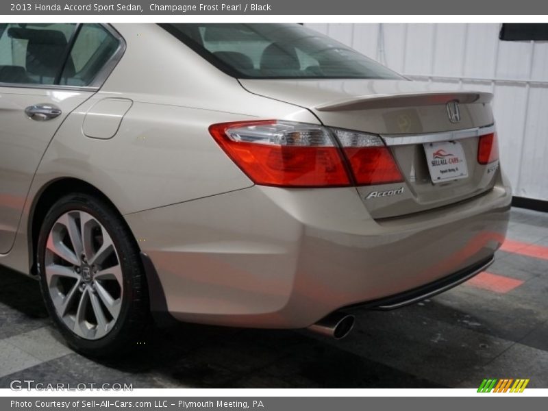 Champagne Frost Pearl / Black 2013 Honda Accord Sport Sedan
