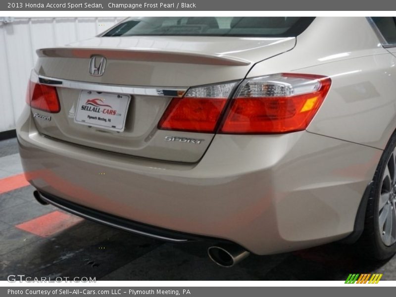 Champagne Frost Pearl / Black 2013 Honda Accord Sport Sedan