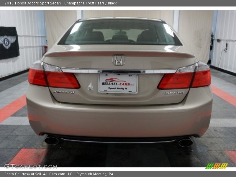 Champagne Frost Pearl / Black 2013 Honda Accord Sport Sedan